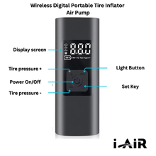 Load image into Gallery viewer, I-Air | Wireless Digital Portable Tire Inflator Air Pump
