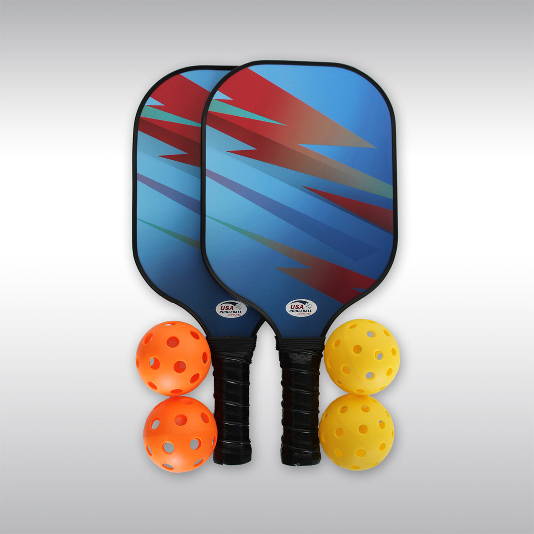 PICKLEBALL SET FIBERGLASS | CSI-PB001A | CSI-PB001B