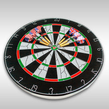 Load image into Gallery viewer, 18&quot; STEEL DARTBOARD W/PINS BL-18023 | MCAXN-DA001
