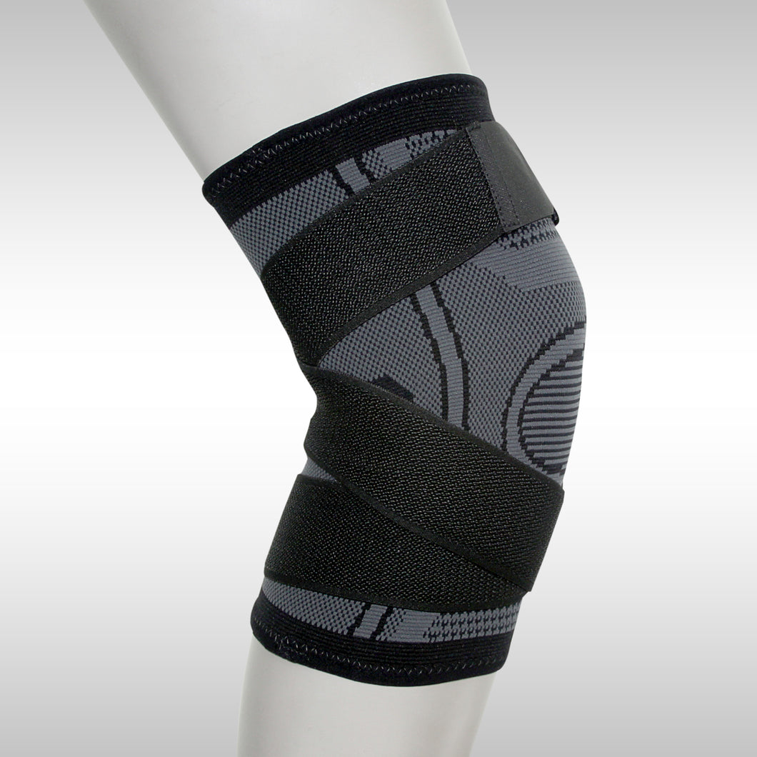 HPS | KNEE SUPPORT W/BANDAGE | BLACK | CSI-SU079